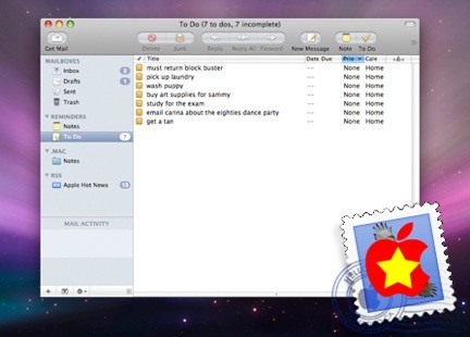 ricevuta di ritorno per mail mac