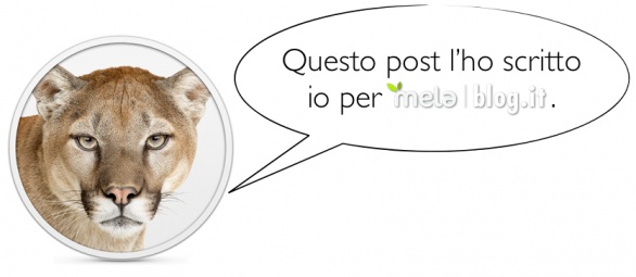 Questo post l'ha scritto Mountain Lion