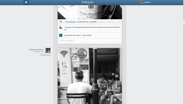 Instagram versione web