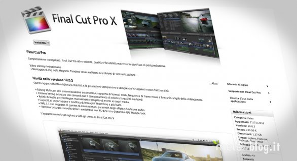 Aggiornamento Final Cut Pro X: multicam, cromakey avanzato e un promettente futuro