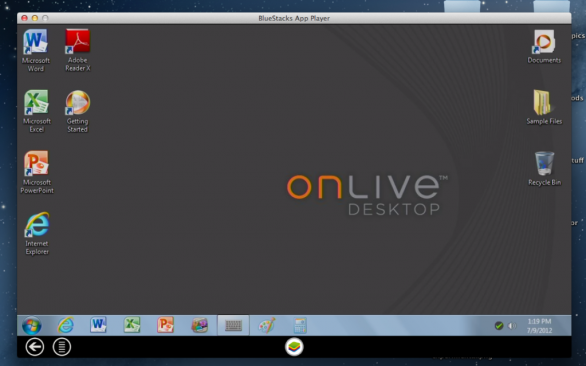 Microsoft Office con Onlive su Mac, ecco come