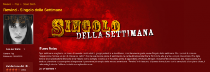Il singolo gratuito della settimana su iTunes: