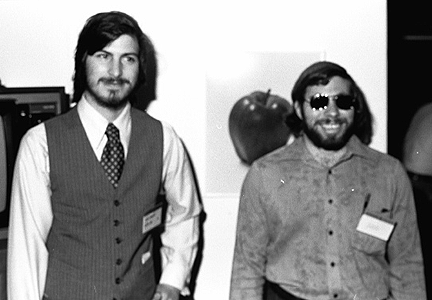 Jobs e Wozniak alla sede Apple