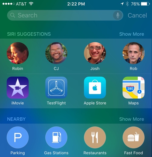 Siri Proactive