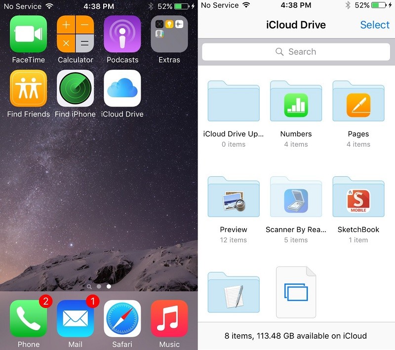 iCloud Drive App