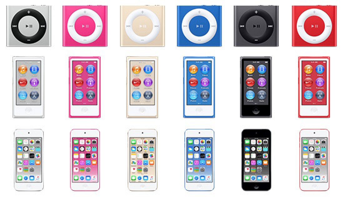 Nuovi colori iPod 2015