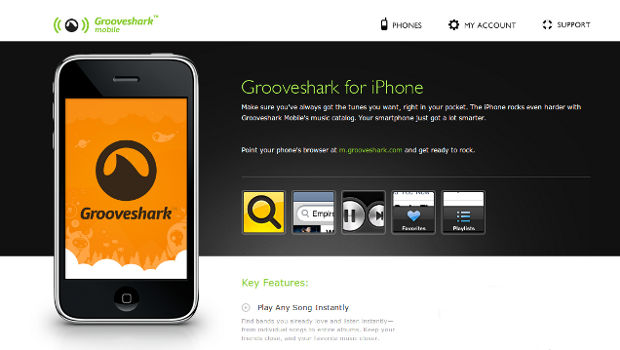 Grooveshark mobile