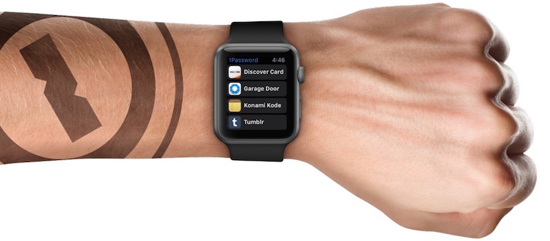 1password applewatch