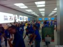 Foto inaugurazione Apple Store Campania