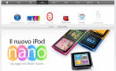 Pagina iTunes e iPod - Nuova grafica Apple Store