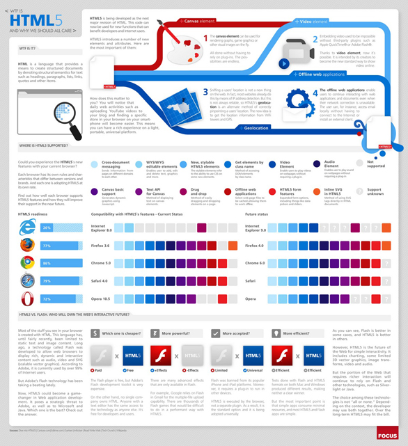 Infografica su HTML5