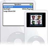 iPod Hi Fi screen