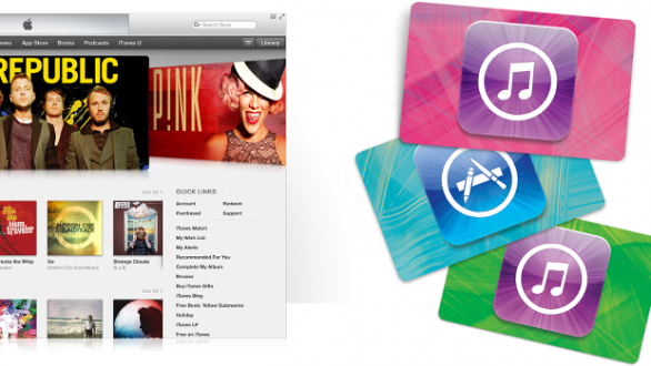 iTunes gift card, accessori per Apple a Natale