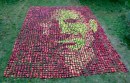 Steve Jobs fatto con 3.500 mele
