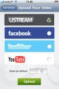 Ustream Live Broadcaster per iPhone