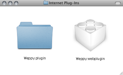 Plugin Weppy per Mac